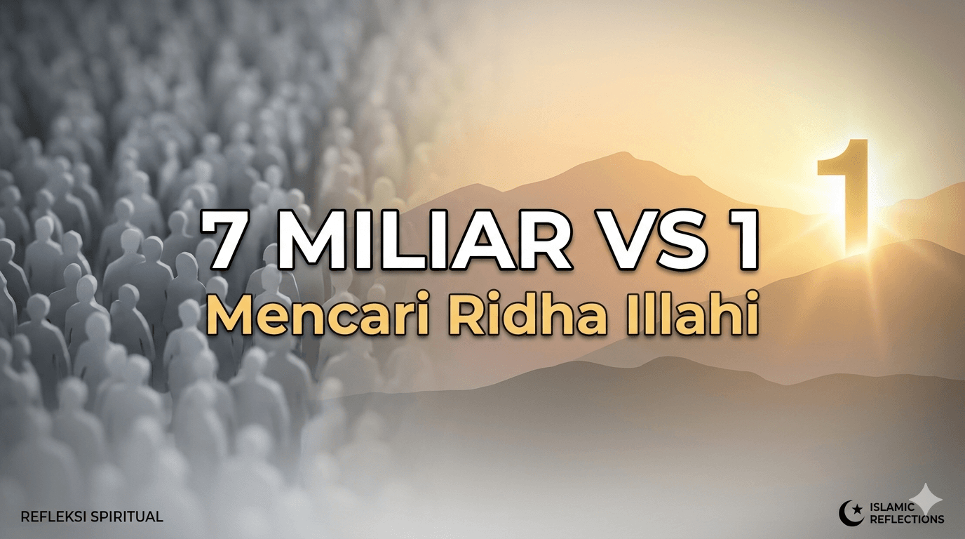 Melepaskan Lelah dari Validasi Manusia: Mengapa Mencari Wajah "Satu" Lebih Menenangkan?