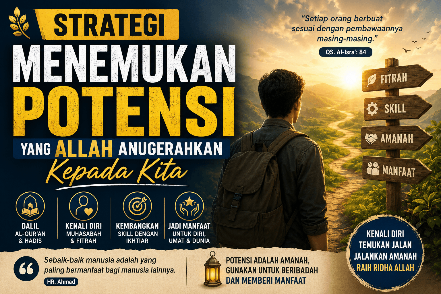 Cara Menemukan Potensi yang Allah Titipkan: Perspektif Al-Qur'an, Hadis, dan Psikologi Modern