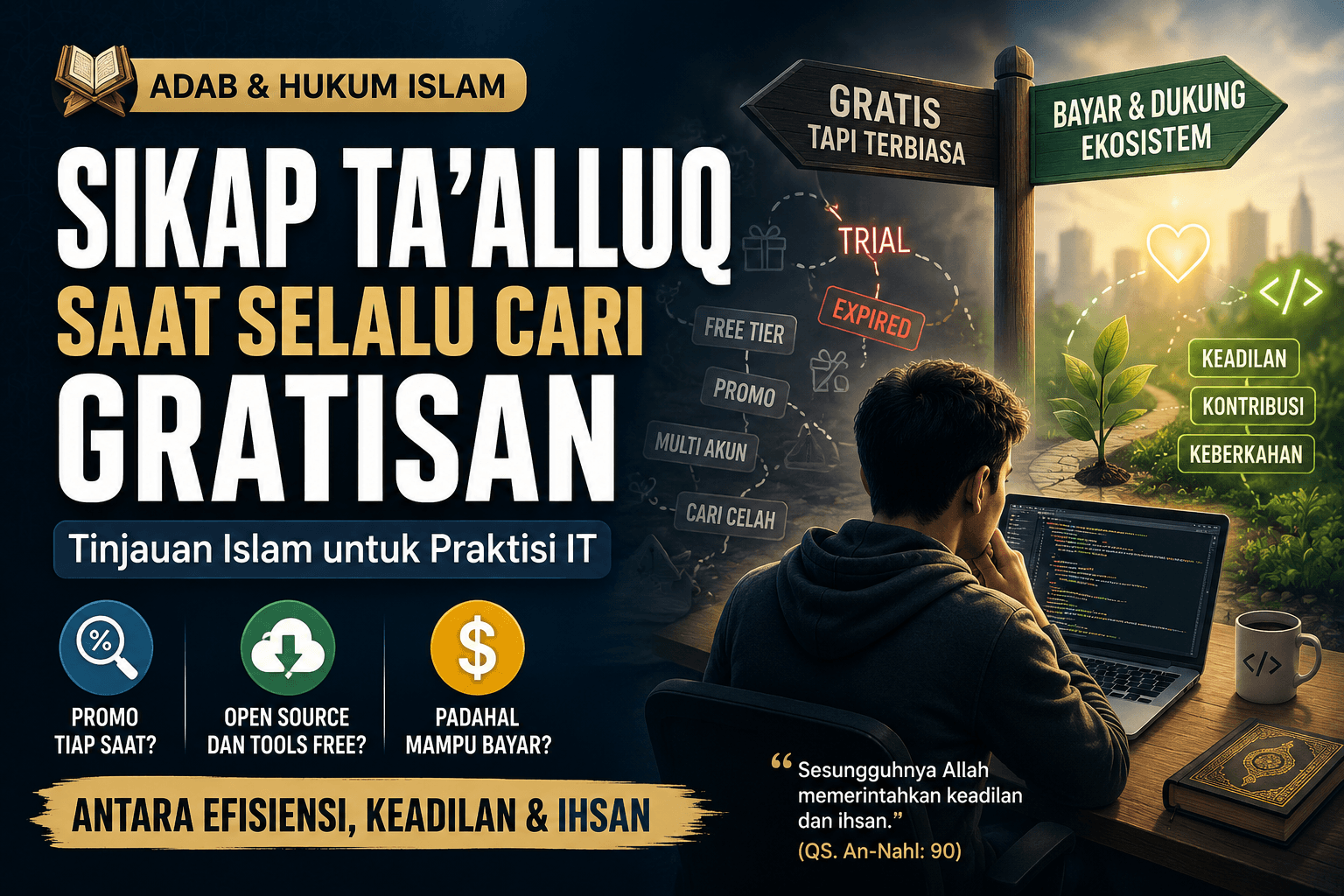 Sikap Ta’alluq dalam Pemanfaatan Teknologi: Tinjauan Adab dan Hukum Islam