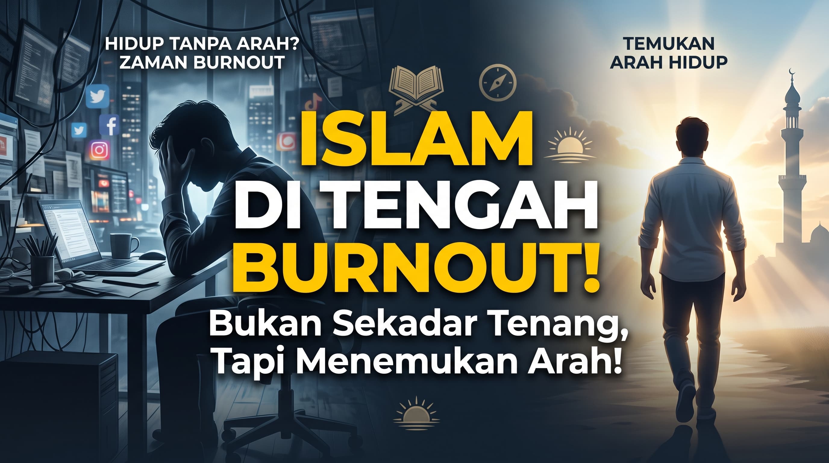 Islam di Tengah Zaman Burnout: Bukan Sekadar Mencari Ketenangan, tetapi Menemukan Arah Hidup